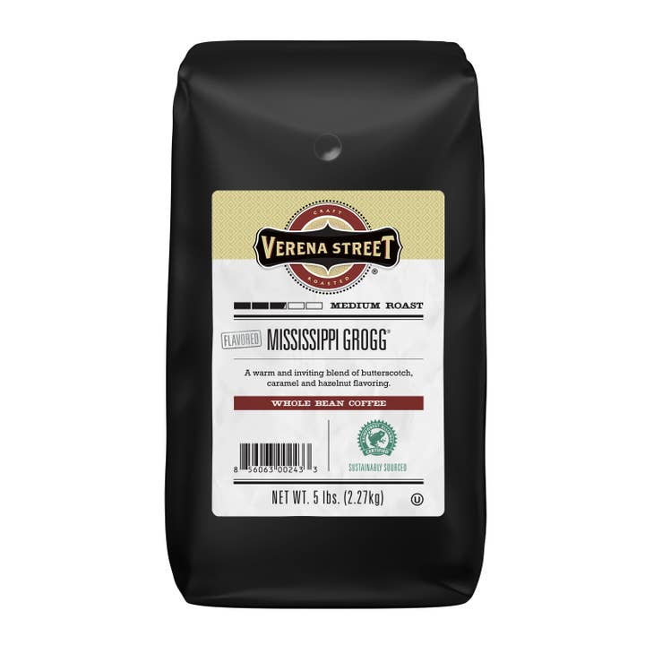 Mississippi Grogg 5lb® whole bean for wholesale by Verena Street Coffee Co.