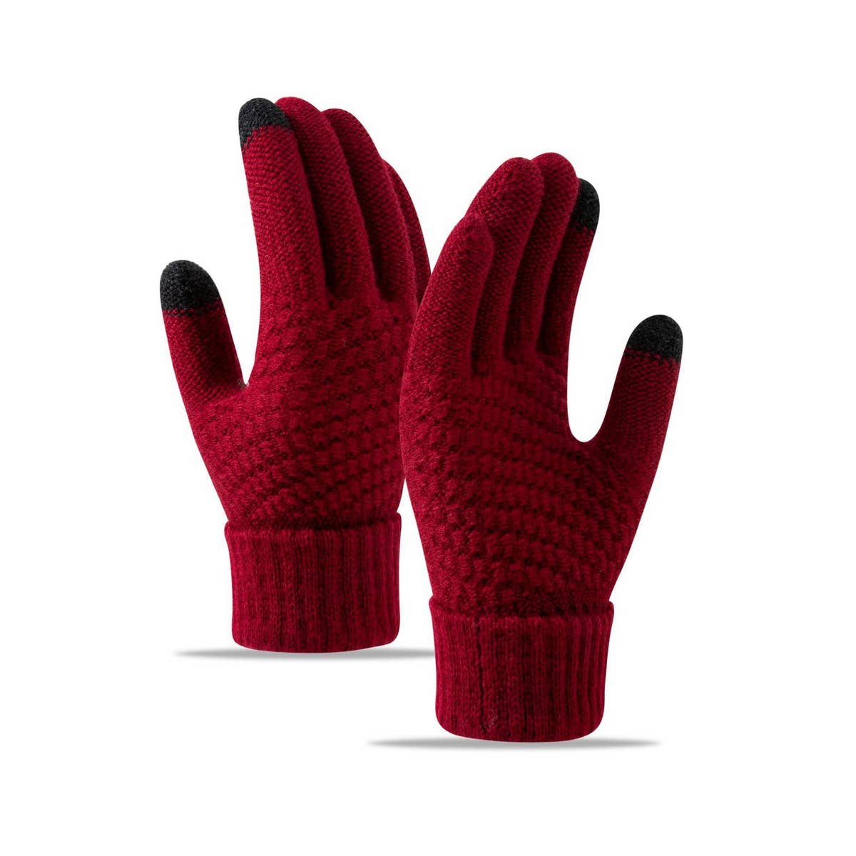 NINEXIS - Wholesale Gloves - Women's - CWAG00551_WOMEN WINTER CUTE KNIT TOUCHSCREEN GLOVES6