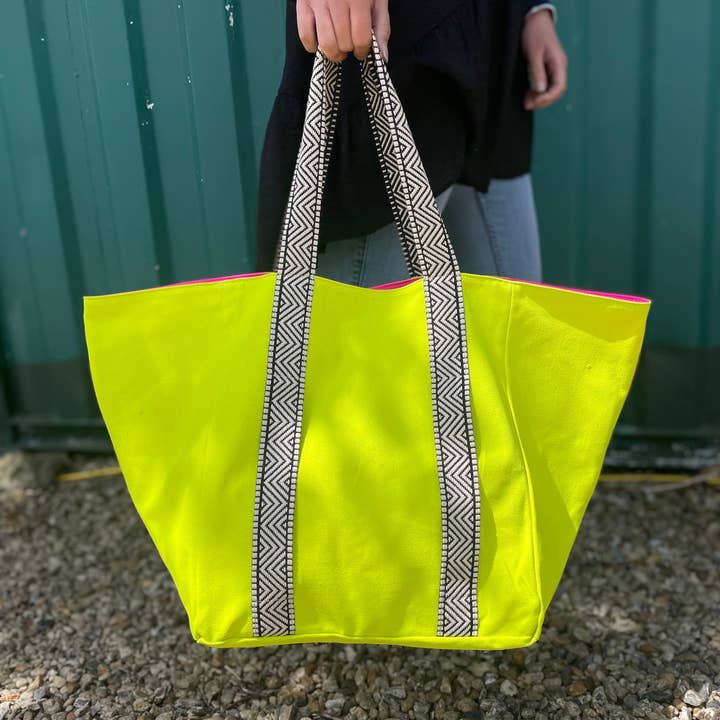 Cockatoo - Wholesale Beach Bag - YELLOW BEACH BAG