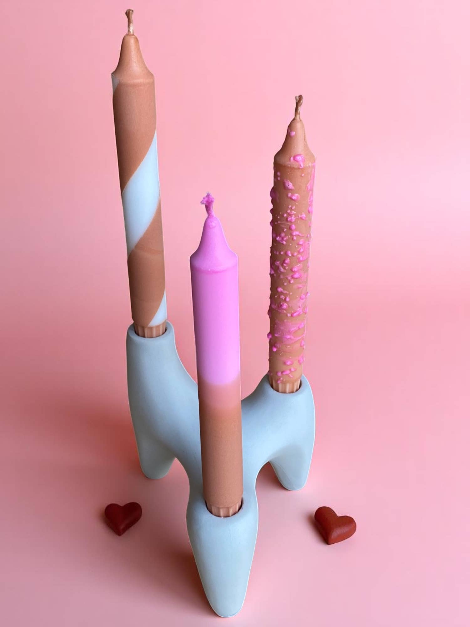 Kupkup HB. - Fi Design Studio Co. - Wholesale Pillar Candle - Joyful Glow | Chocolate Cake Tapper Candle | 2.3x20 cm 3