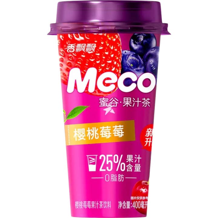 Thé aux fruits cerise et baies Meco pour la vente par Cow Crack Wholesale