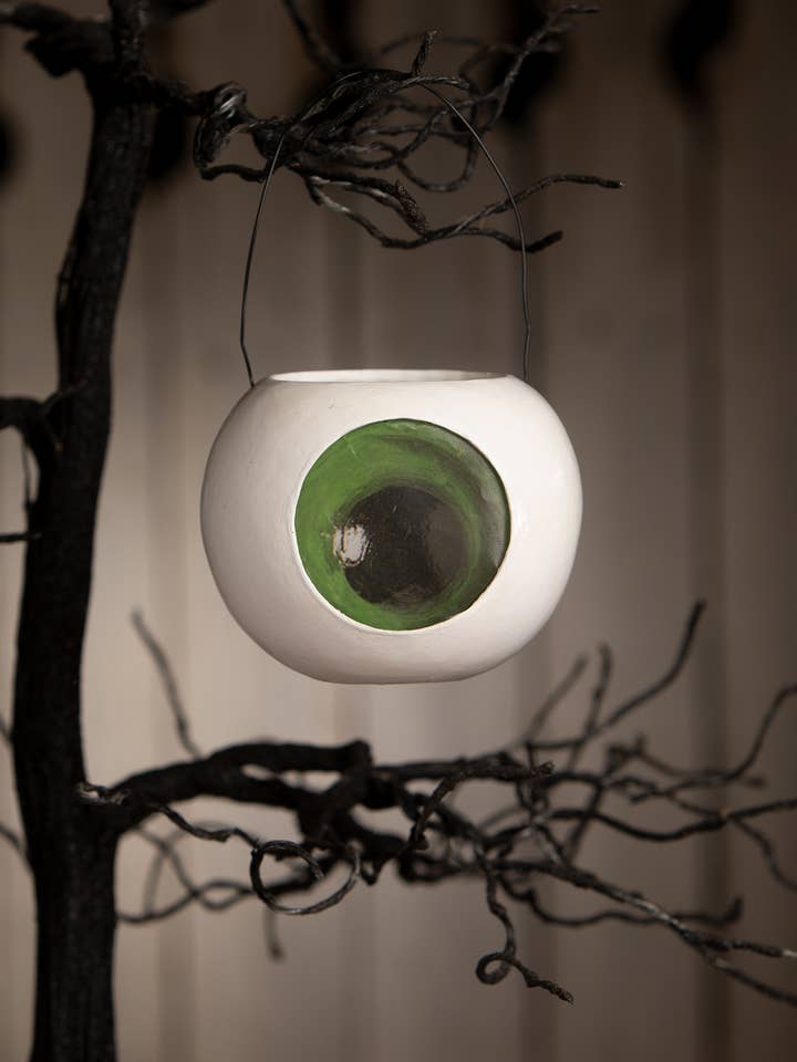 Green Eyeball Bucket for wholesale by Bethany Lowe Designs