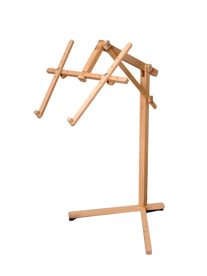 Support à broder en bois SUR PIED Flamant Rose pour la vente par Wizardi