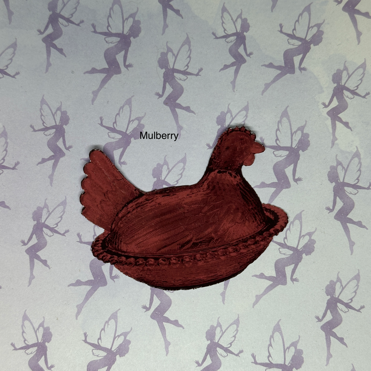 My Graphic Fairy Designs - Wholesale Sticker - Hen on Nest Sticker, Red Collection1