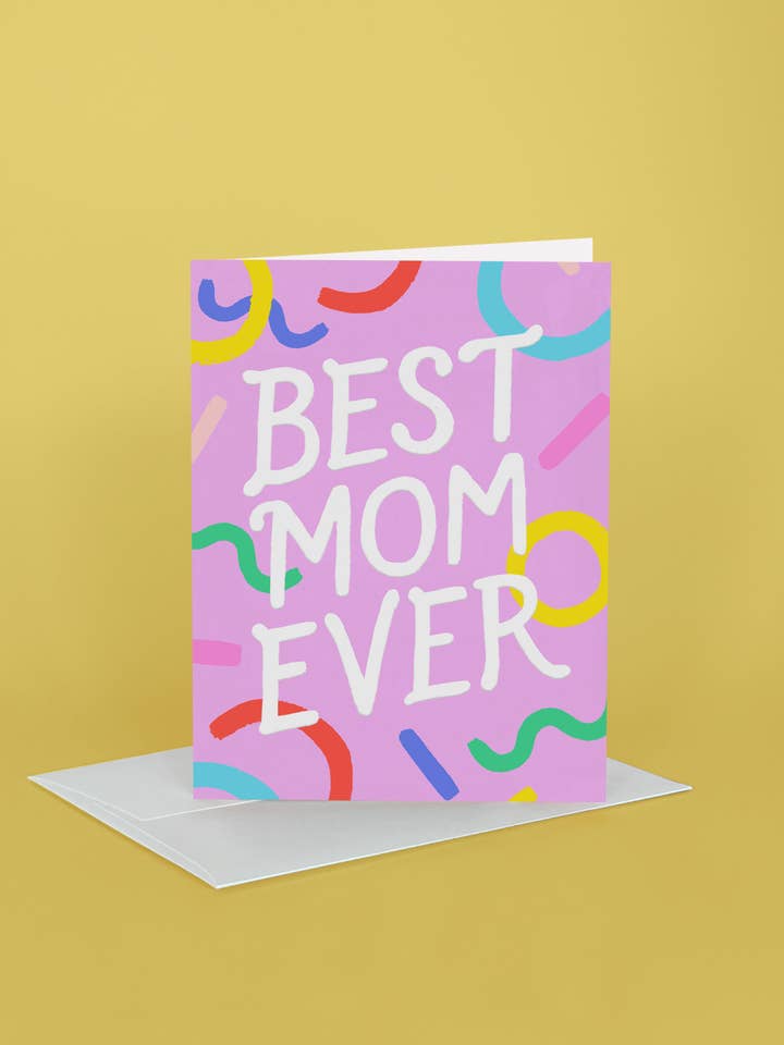 Mom Squiggles Greeting Card for wholesale by Idlewild Co.