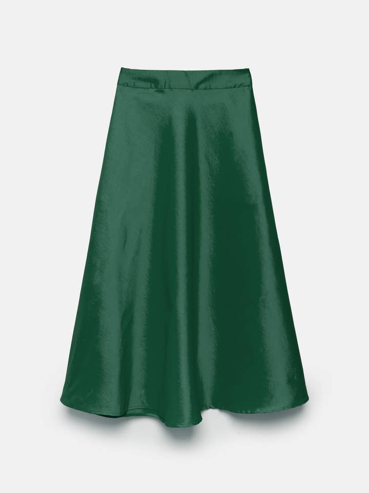 Lanidor - Wholesale Skirt - Women's - Satin-Style Fabric Skirt (400531-38)3