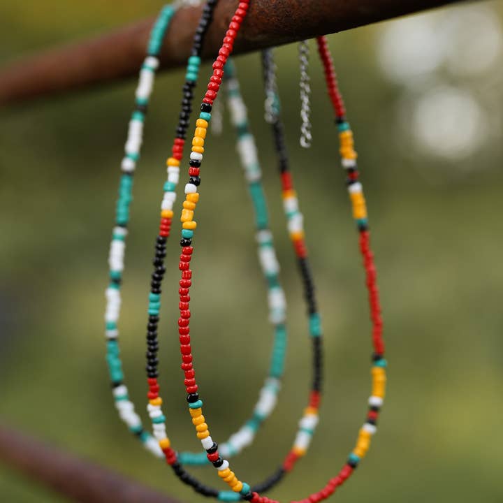 Buckin’ Boujee - Wholesale Choker/Collar - Western Beaded Choker Necklace