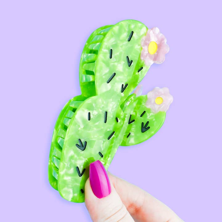 Cactus, Prickly Pear, Cacti, Hair Claw, Cute, Hair Accessory for wholesale by Turtle's Soup