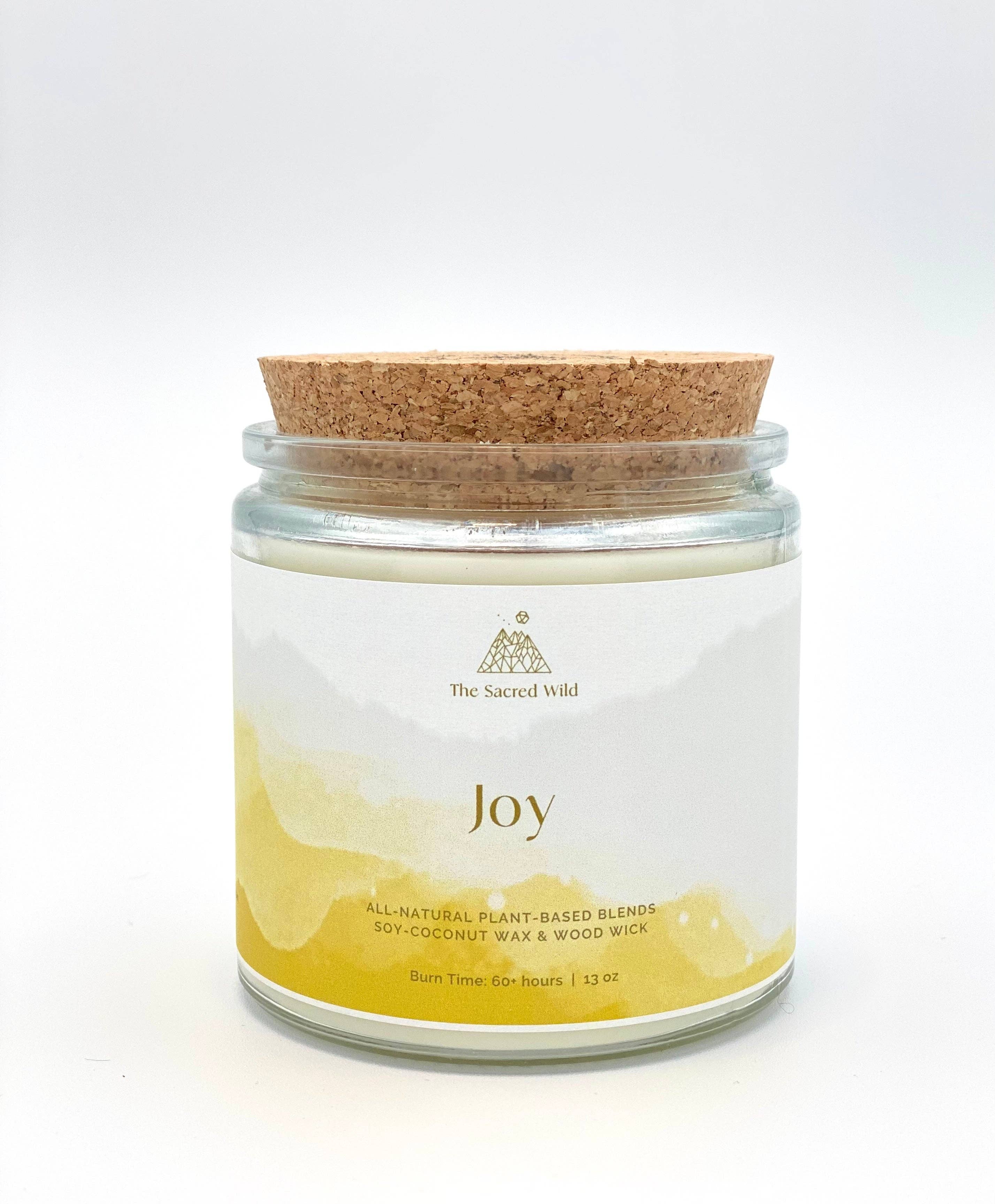 The Sacred Wild Candle Co - Wholesale Jar/Filled Candle - Joy Intention Candle2