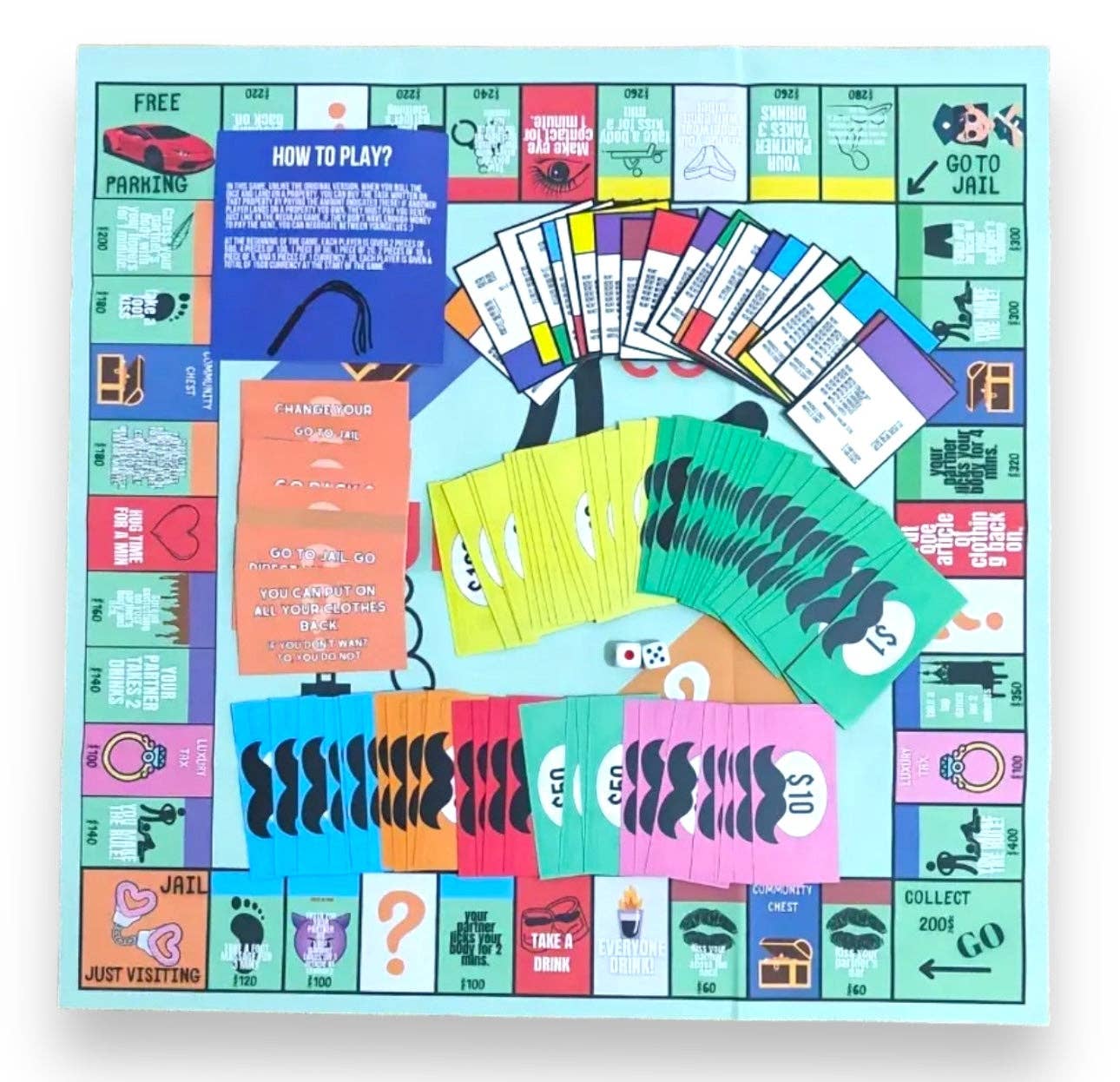 Kinky Pleasure - Wholesale Board Game - Kinky Pleasure - T110 - Adultopoly 18+ - Couple Games10