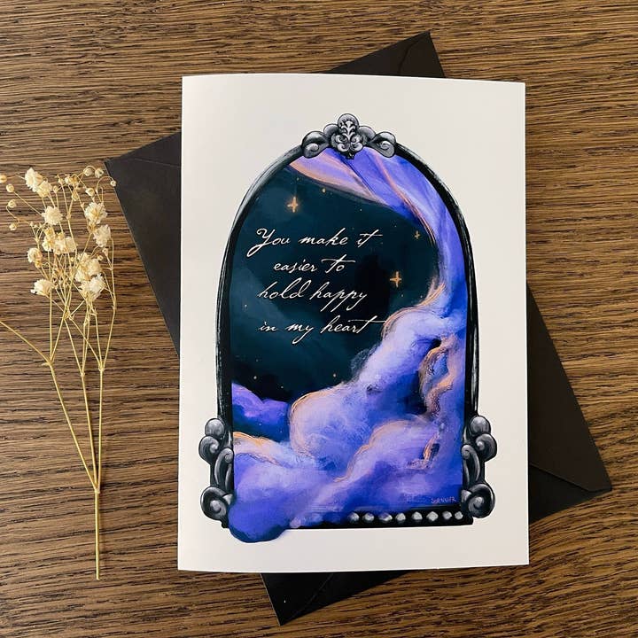 Carte de vœux Dreamy pour la vente par Art By Shennifr