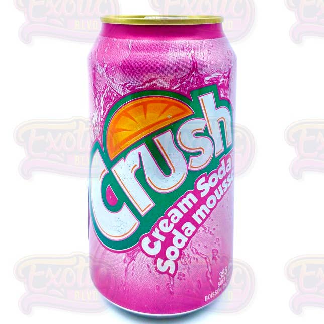Exotic Blvd - Wholesale Soda/Carbonated Drink - Crush Cream Soda Clear1