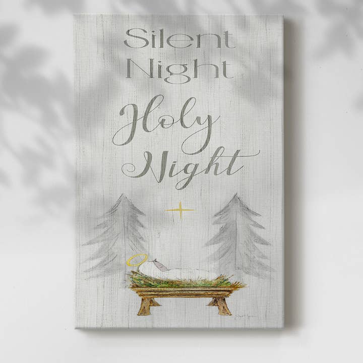 Wexford Home - Wholesale Christmas Wall Art - Silent Night - Gallery Wrapped Canvas1