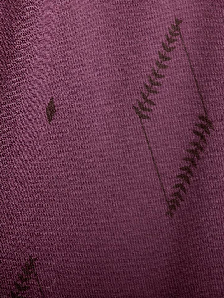 Mata Traders - Wholesale T-Shirt - Women's - Eve Plus Size Top Diamond Vine Dark Purple