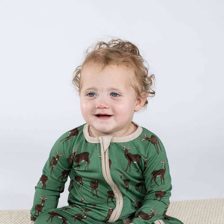 Deer - LS Convertible Zip PJs and other Purchase Wholesale bamboo sleeper. Free Returns & Net 60 Terms on Faire trending on Faire.