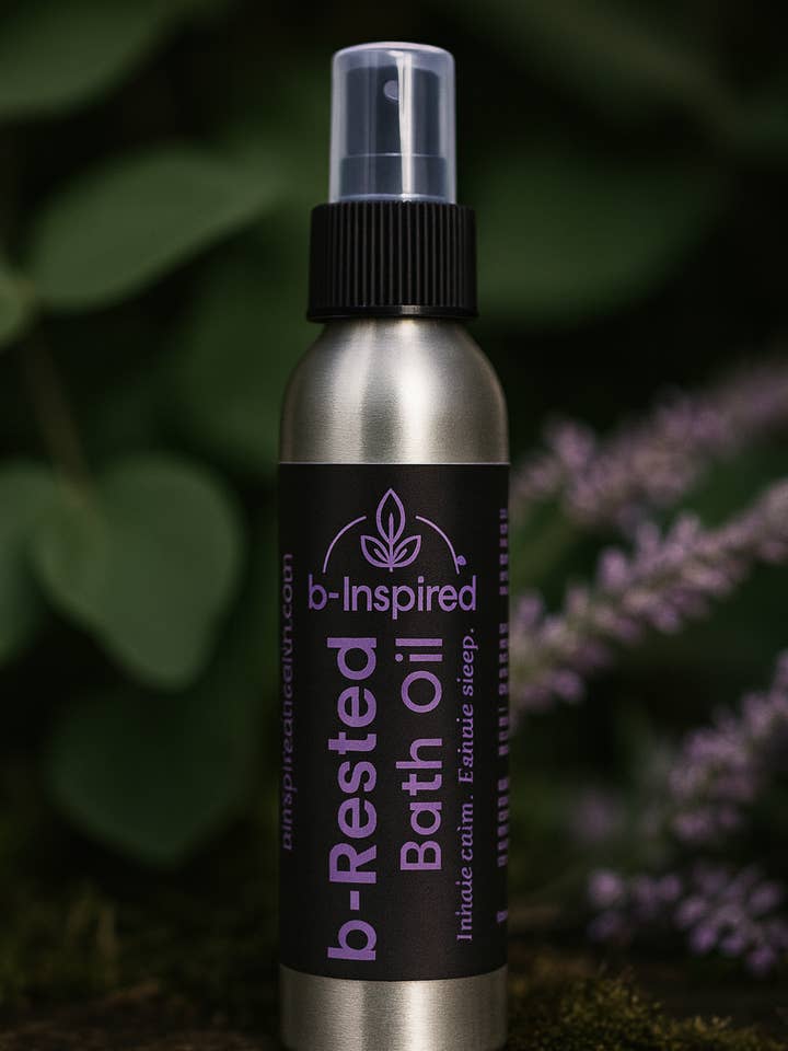 Therapeutic Shower Oil - Calming (b-Rested) for wholesale by bInspired Health