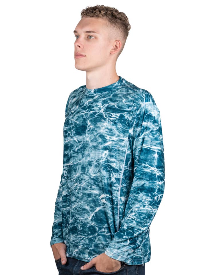 Trailcrest - Wholesale T-Shirt - Men's - Men's Mossy Oak Elements Long Sleeve Fishing T-shirt5