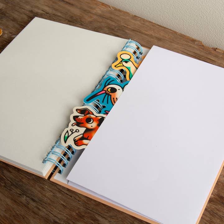 Curlworks - Wholesale Sticker - Menagerie Hardcover Sticker Collecting Book8