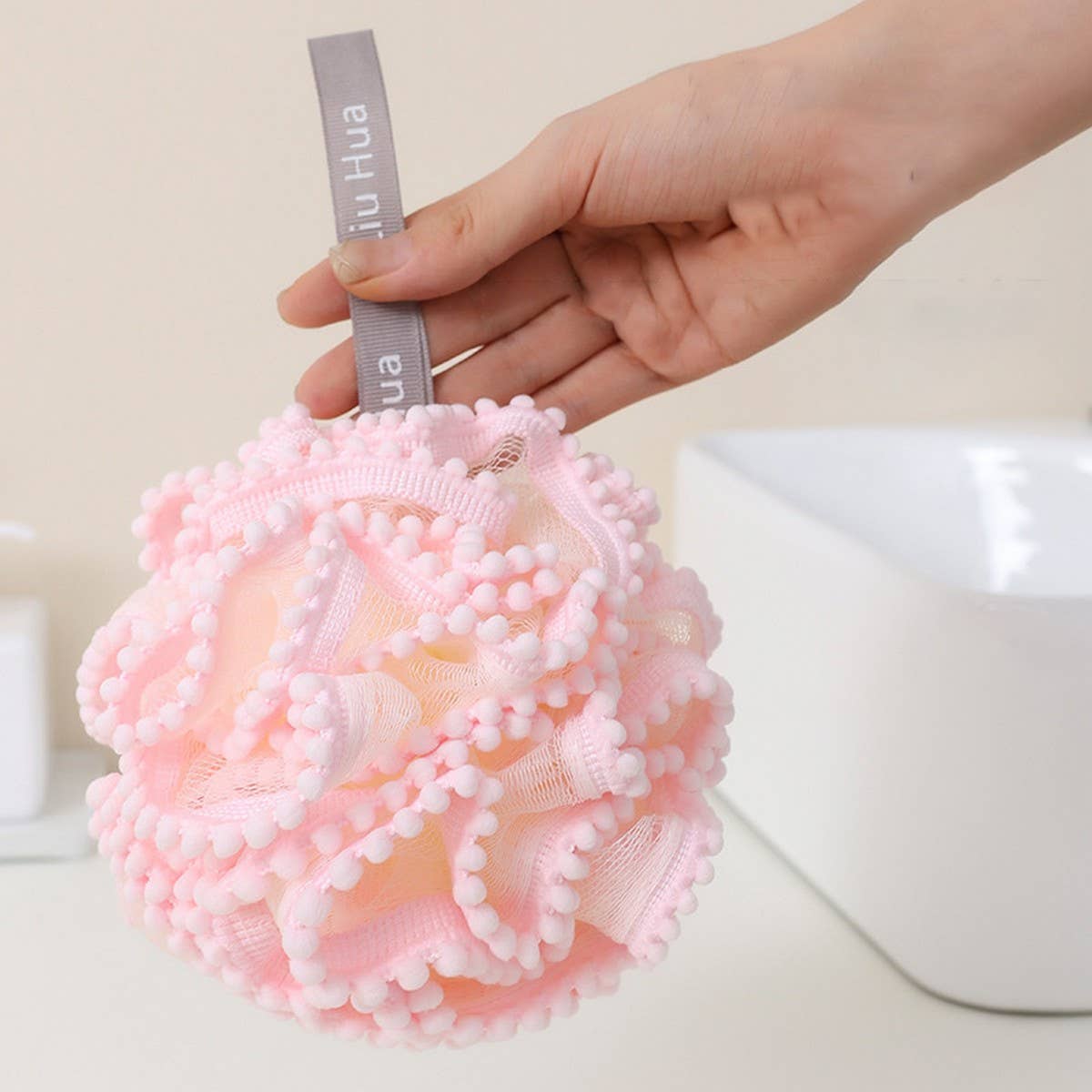 ACCITY - Wholesale Bath Pouf/Sponge - LARGE BATH POUF SUPER SOFT BATH POUF_CWMM33415