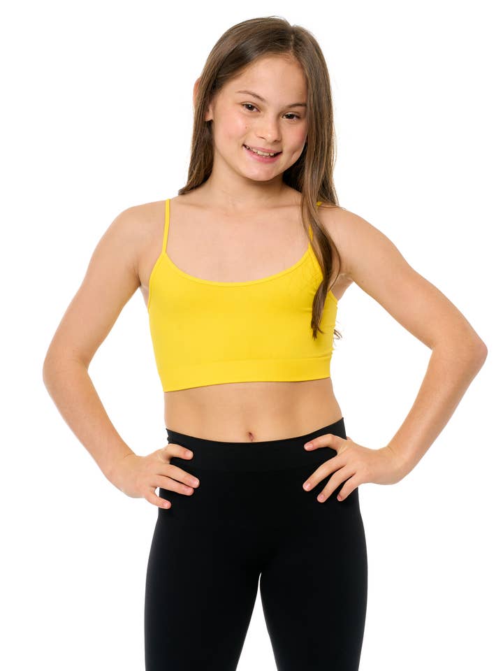 Malibu Sugar - Vente Débardeur – enfant - Bandeau Cami Sans Couture Filles Taille Unique - Tant de Couleurs !15
