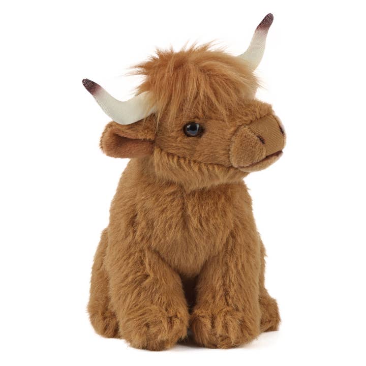 Keycraft - Wholesale Stuffed/Plush Toy - Kids & Baby - Living Nature Highland Cow Small Plush Stuffed Animal Toy