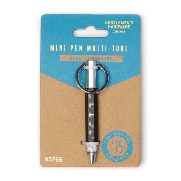 Gentlemen's Hardware Mini Pen Multi-Tool for wholesale by Designworks Collective