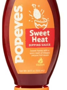 (S1-02)Dipsaus-Popeyes-Sweet Heat 18oz(532 ml)x1 Eenheid voor wholesale door iSweet.ca
