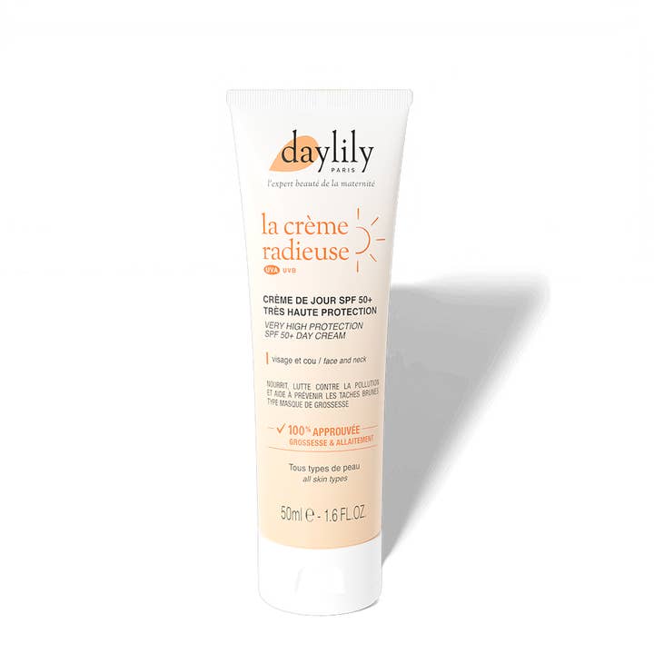 Daylily Paris - Wholesale Sunscreen - La Crème Radieuse - Moisturizing sun cream and SPF 50+