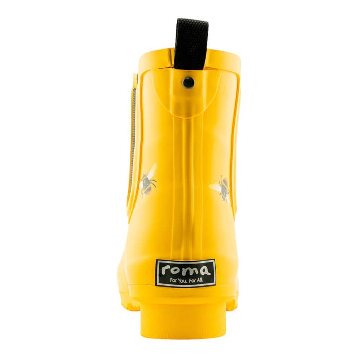 ROMA BOOTS - Wholesale Chelsea Boots - Women's - CHELSEA YELLOW BEES WOMEN'S RAIN BOOTS
