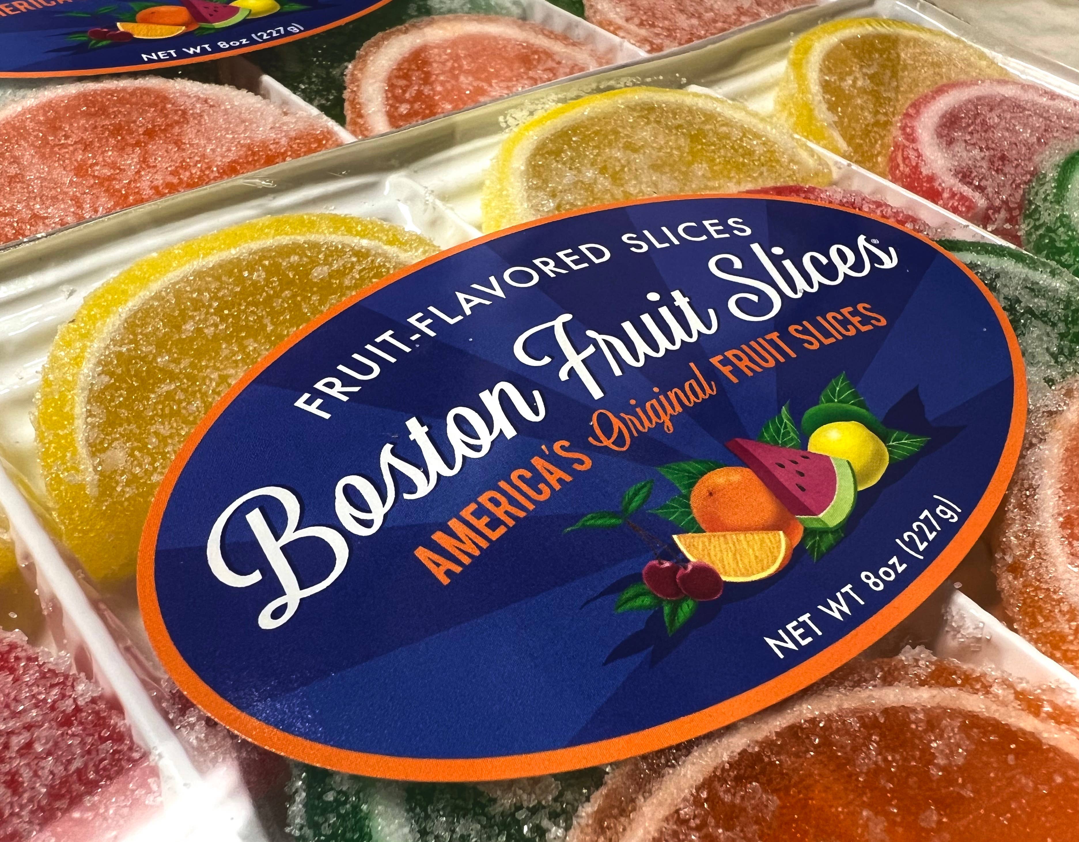 O'Shea's Candies Sweet Shop - Wholesale Gummy - Boston Fruit Slice 🍒 🍊 16 CT Layered Gift Box5