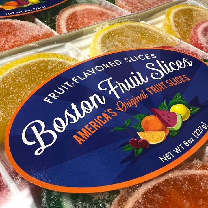 O'Shea's Candies Sweet Shop - Wholesale Gummy - Boston Fruit Slice 🍒 🍊 16 CT Layered Gift Box5
