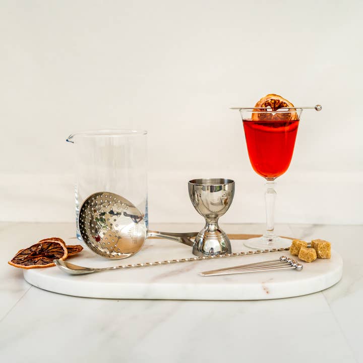 A Bar Above - Wholesale Bar Tool - Stirred Craft Cocktail Set - 10 Piece Stainless Steel3