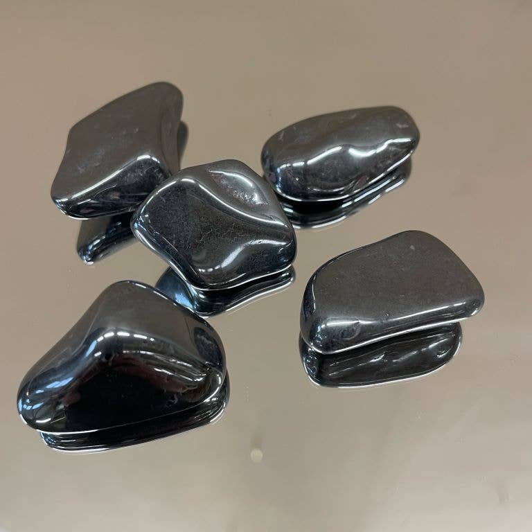 ByBazz - Wholesale Spiritual Stone/Crystal - Hematiet Steen; Prijs per 200 gram0