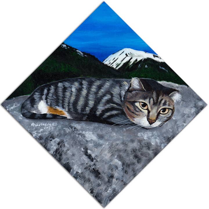 Cute Kitty Art Print for wholesale by MeerCatArt