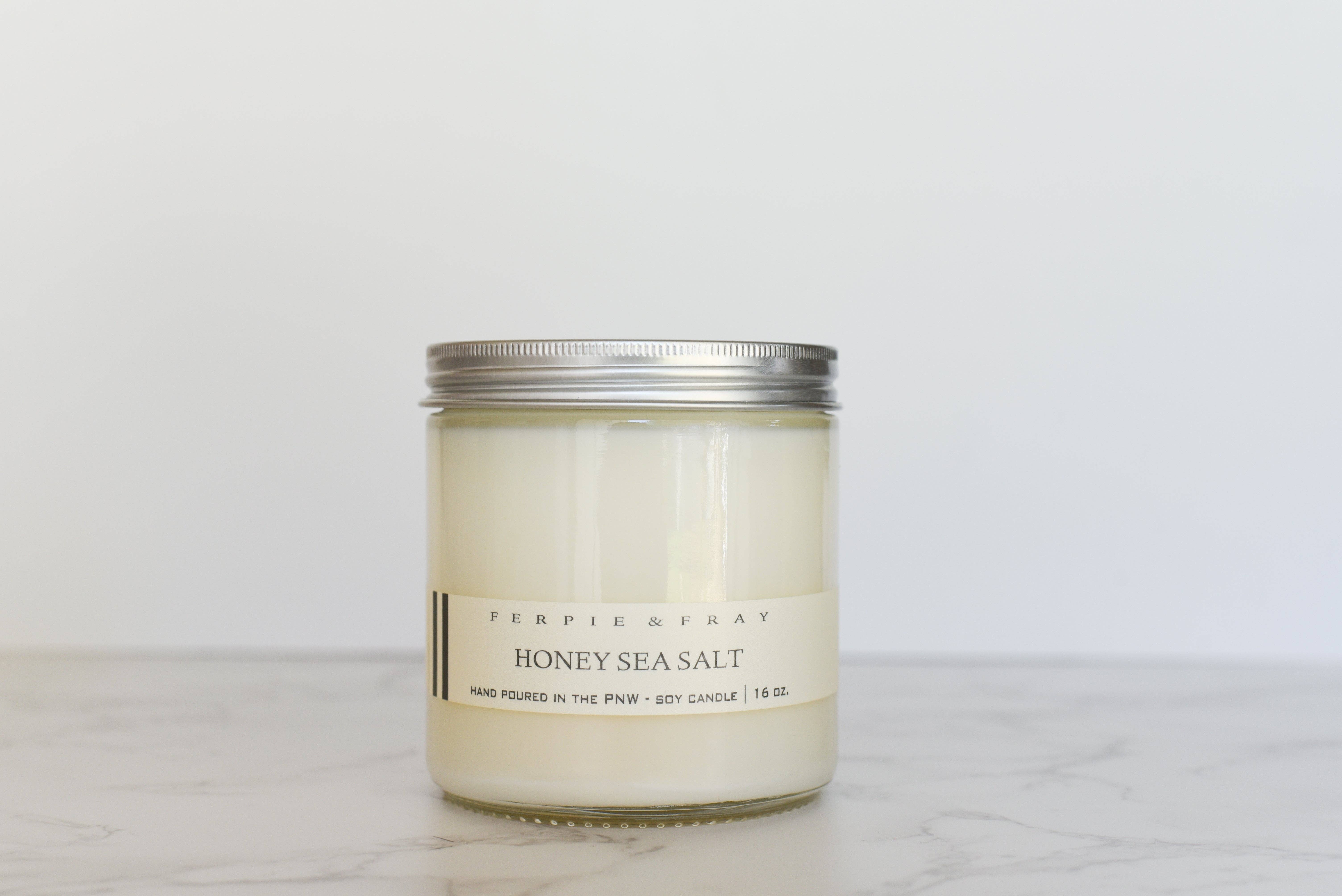 Ferpie + Fray - Wholesale Jar/Filled Candle - Honey Sea Salt0