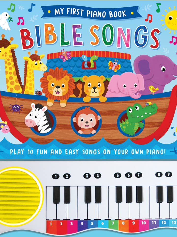 My First Piano Book Bible Songs for wholesale by Kidsbooks Publishing