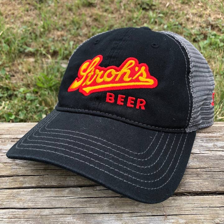Detroit Shirt Co. - Wholesale Baseball Cap - Men's - Hat - Stroh's Detroit, Mi Classic Trucker