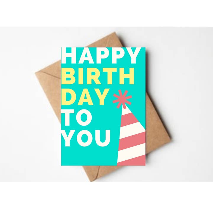 Happy Birthday Card for wholesale by Stationary Bliss