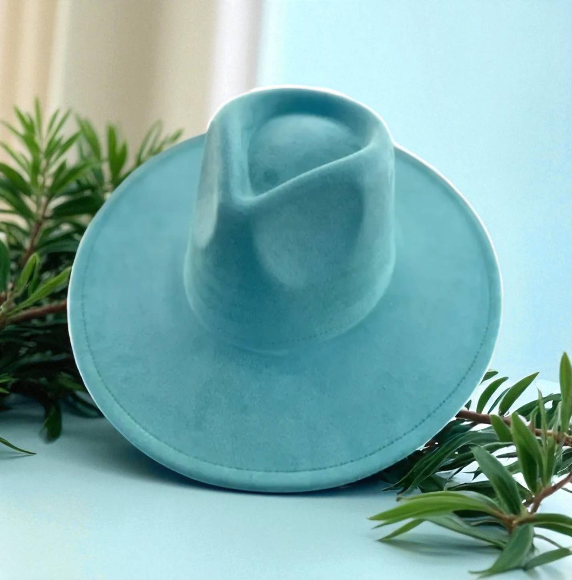 Bella Betty - Wholesale Fedora - Unisex - Vegan Suede Wide Brim Rancher Hat 5