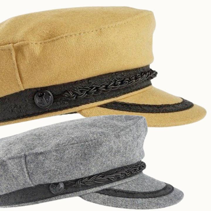 Wool Felt Greek Fisherman Sailor Hat with Ribbon Trim and other Purchase Wholesale fisherman cap. Free Returns & Net 60 Terms on Faire trending on Faire.