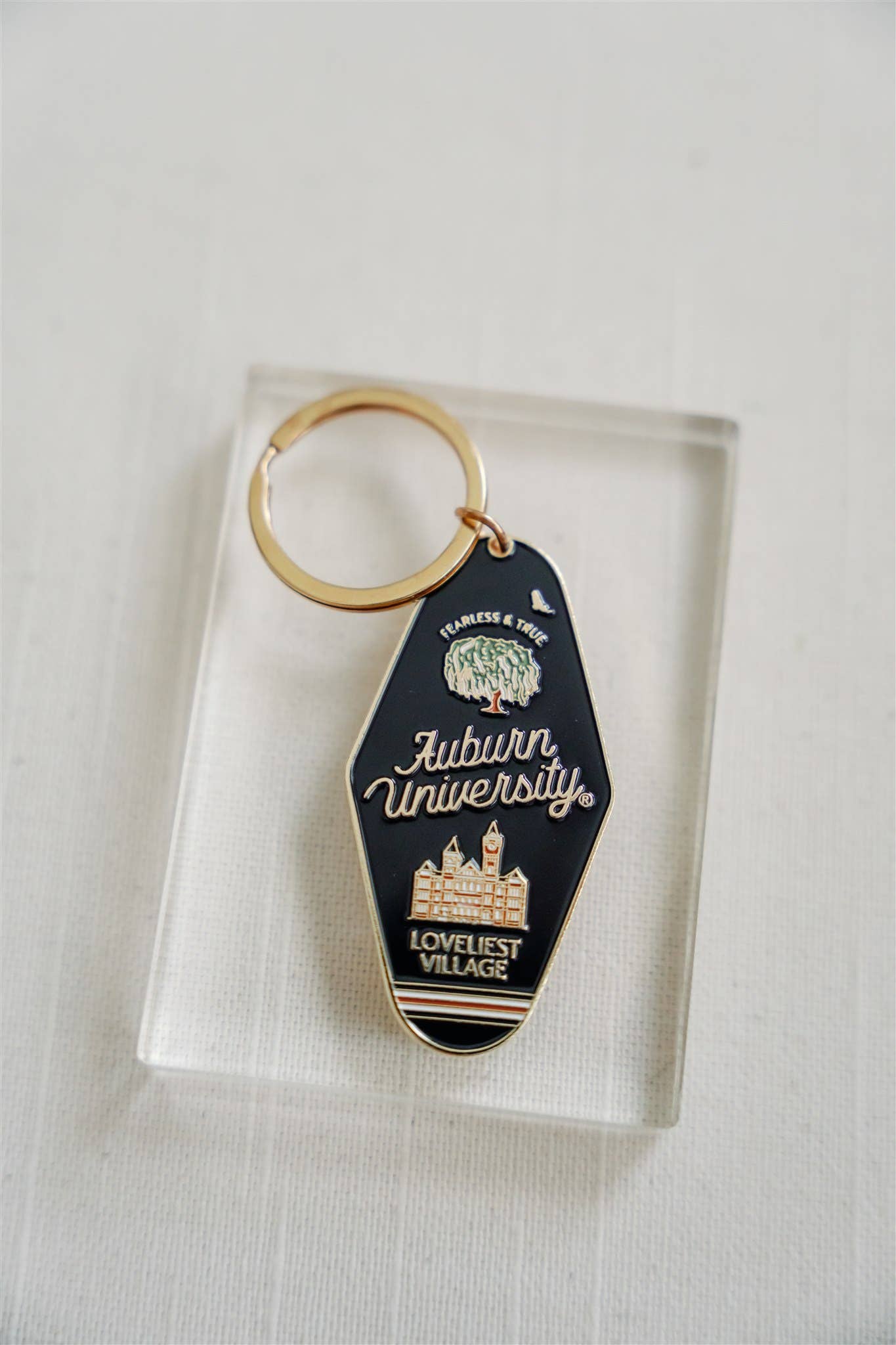 Gracefully Made Art - Wholesale Keychain - Unisex - Auburn University Enamel Keychain, Collegiate1