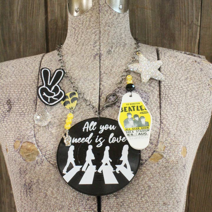The Primitive Peddler, Inc. - Wholesale Pendant/Charm Necklace - BEATLE MANIA...Charm'd Necklace2