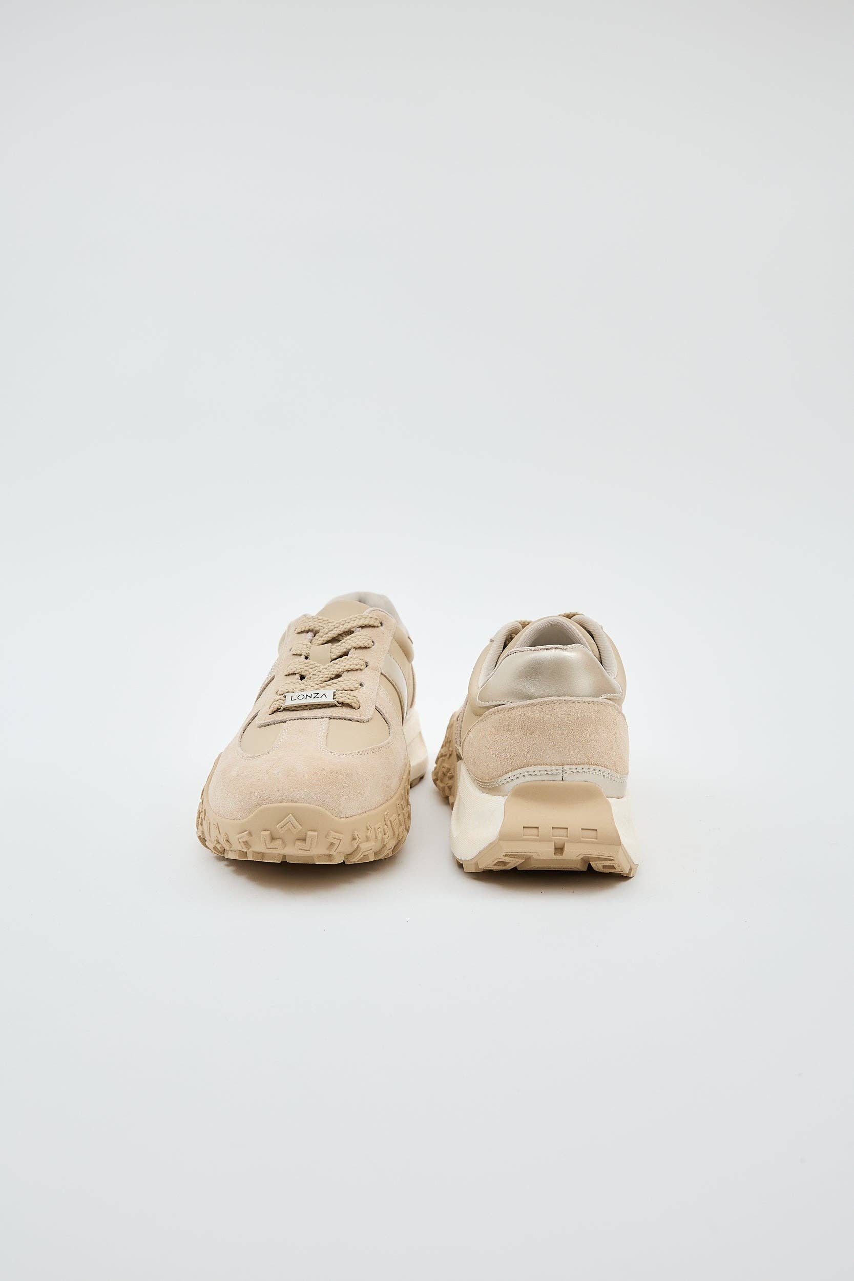 LONZA SHOES - Vente Baskets tendance – femme - Lenora Beige4