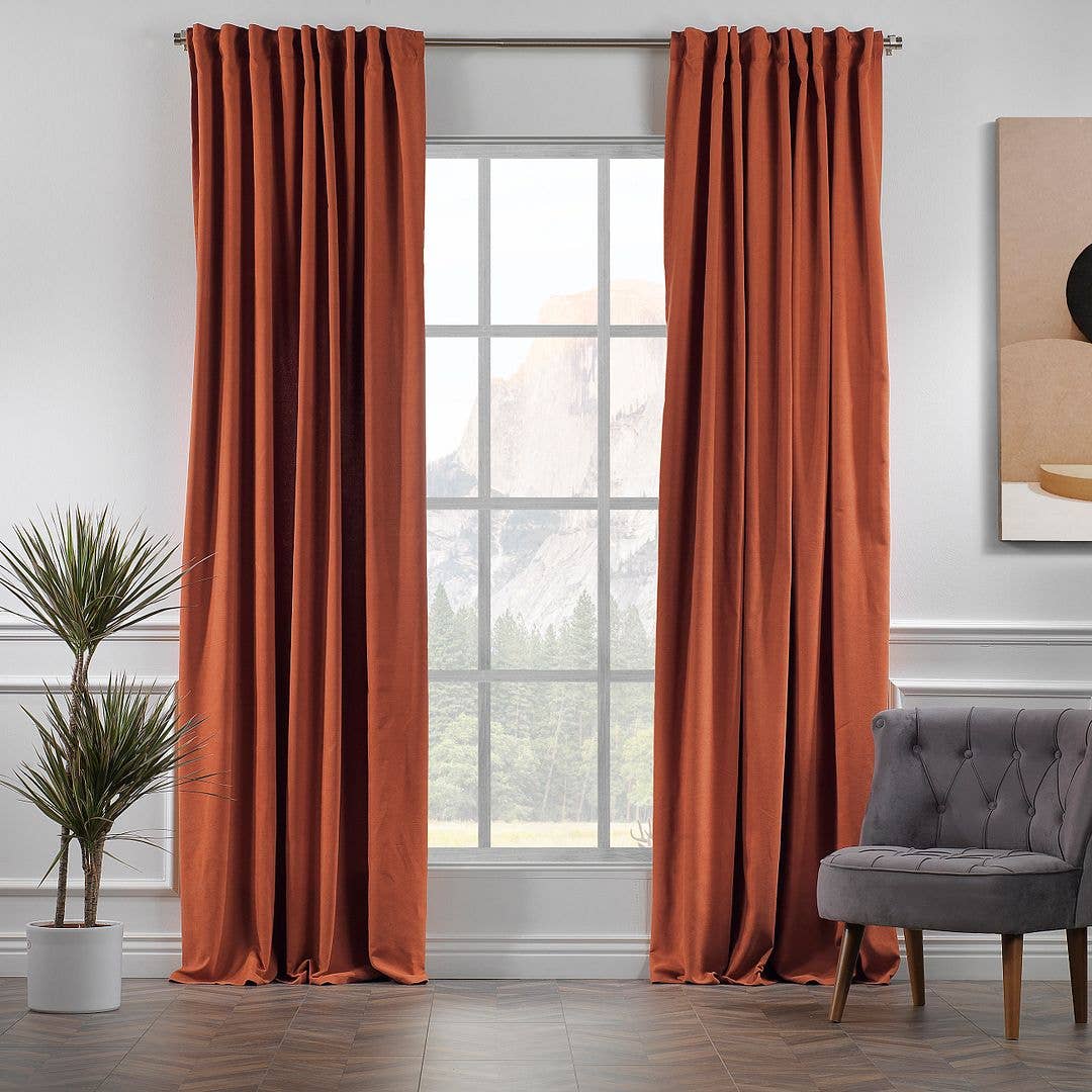 Bes Home Design - Wholesale Curtain - 100" Wide & Extra Long Matte Decorative Custom Size Curtain31