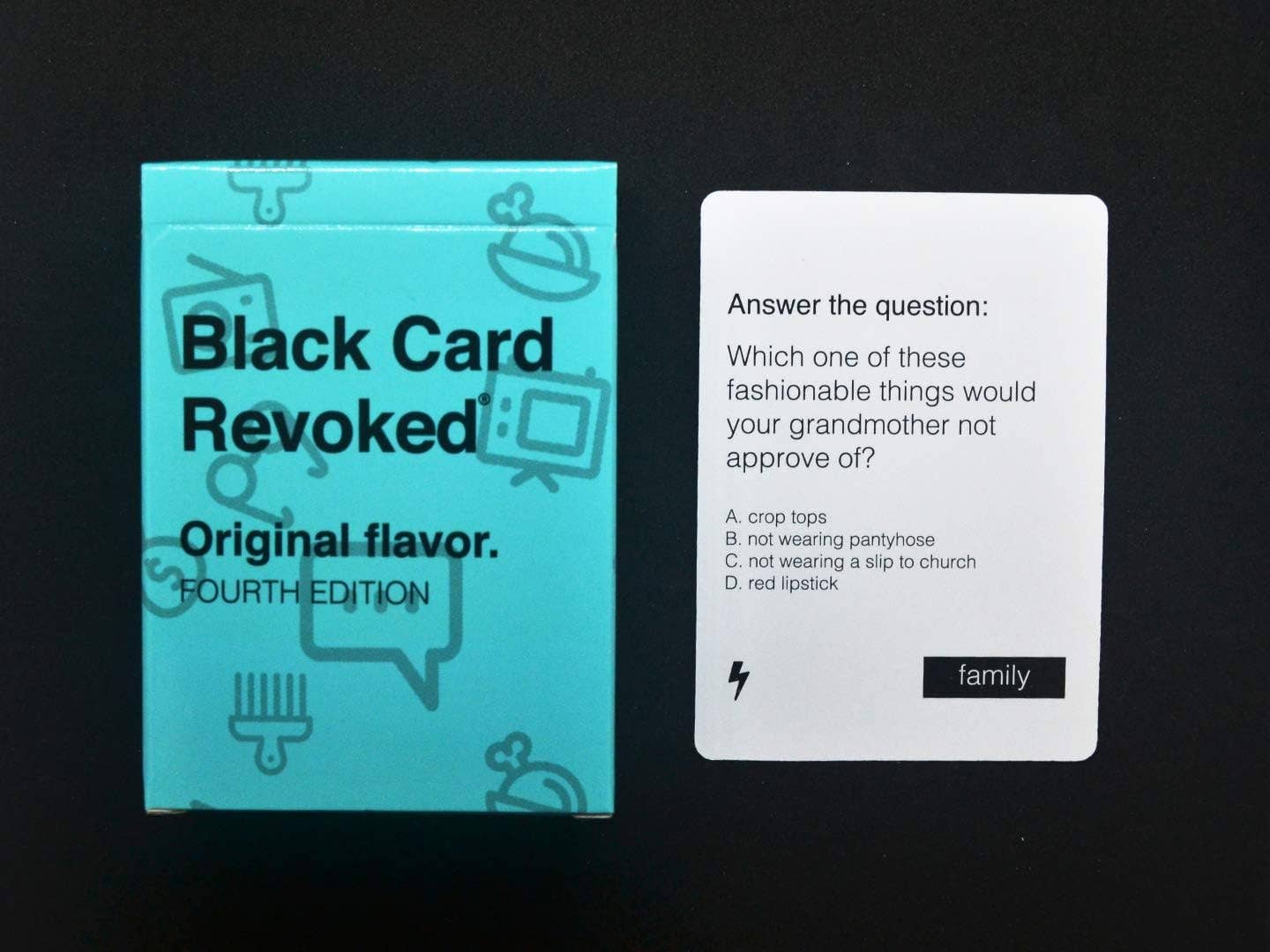 Infinite Basics - Wholesale Card Game - Black Card Revoked Fourth Edition - Black Culture Trivia Game | Laugh Out Loud, Dance & Sing with This Adult Card Game5
