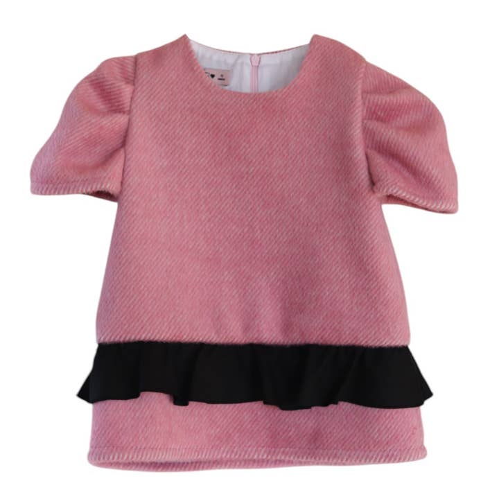 25596 Pink dress for wholesale by Phi Clothing