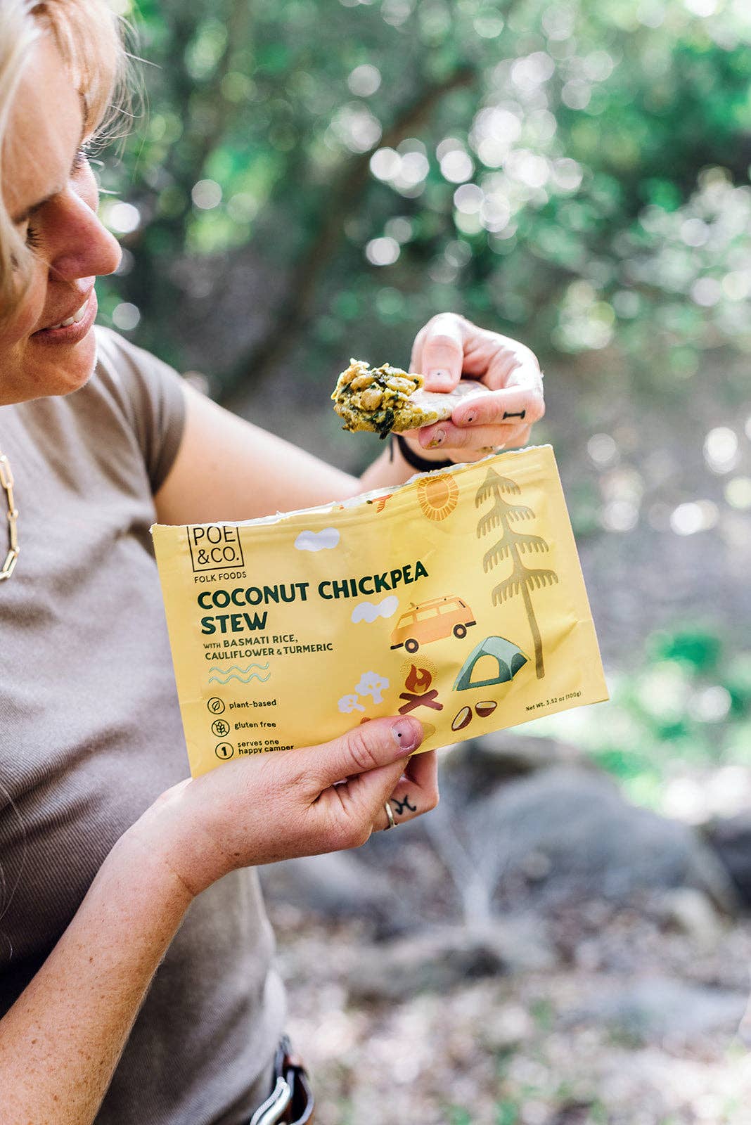 Poe & Co. Folk Foods - Wholesale Shelf Stable Prepared Meal - Coconut Chickpea Stew