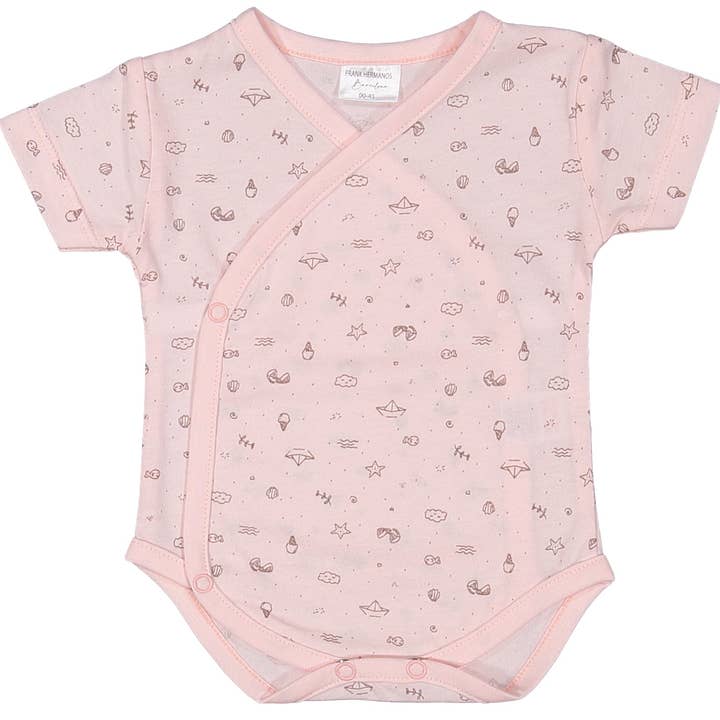 Short-Sleeved Baby Bodysuit for wholesale by FRANK HERMANOS