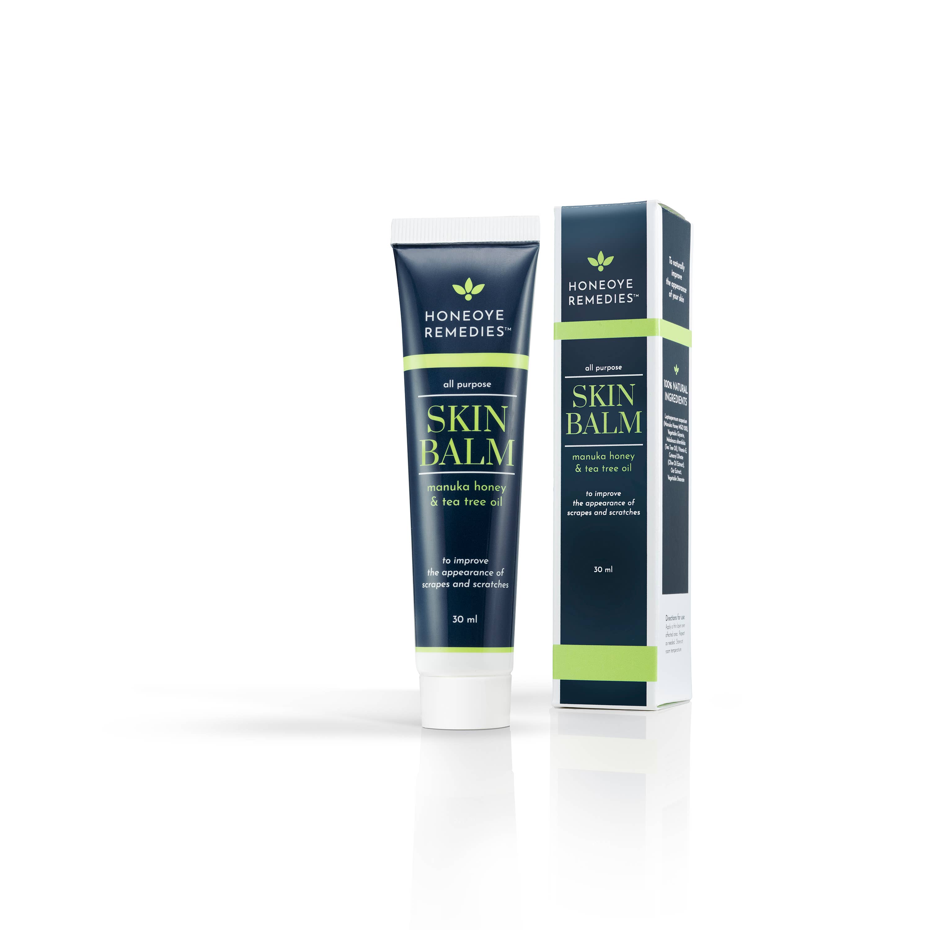 Honeoye Remedies - Wholesale Healing Salve/Balm/Cream - Skin Balm [30 ml] | Manuka Honey [550+ MGO] & Tea Tree Oil0