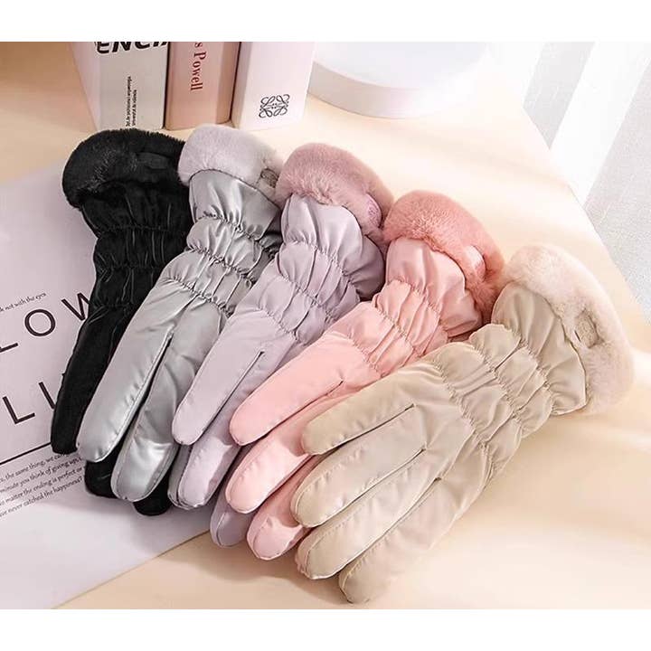 Tourtiwi – Großhandel Handschuhe – Damen – Damen Winter verdickte Fleece Touchscreen warme Handschuhe